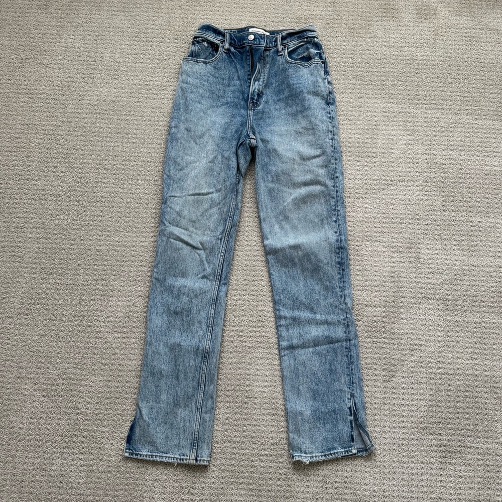 Abercrombie & Fitch High Rise Blue Jeans